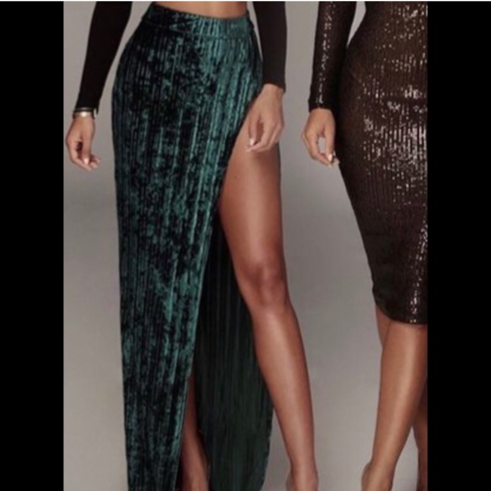 Jlux slit skirt